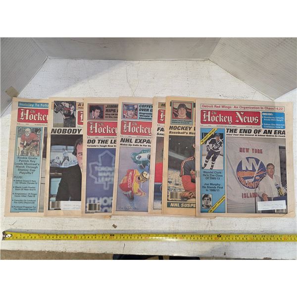 7 hockey news paper from 1986
