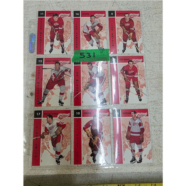 parkhurst  hockey cards- Leo bolvin, dean prentice, ab mcdonald