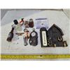 Image 1 : salt and pepper sackers and various ornaments, thermometer, bottle opener