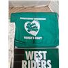 Image 3 : Lot of sask rough rider items, bag posters, playing cards