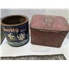 Image 4 : Vintage tins- snap hand cleaner, TB renowed purity jam, BA flattened oil tin