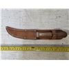 Image 1 : Buck knife with leather sheath- 10"L