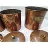 Image 4 : Copper canister set- 4 pieces