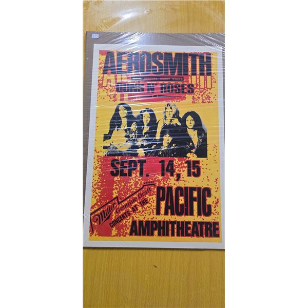 Aerosmith Concert Poster 12"x18"