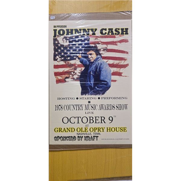 Johnny Cash 12"x18"