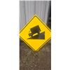 Image 1 : Steep truck highway sign 35-1/2"x35-1/2"