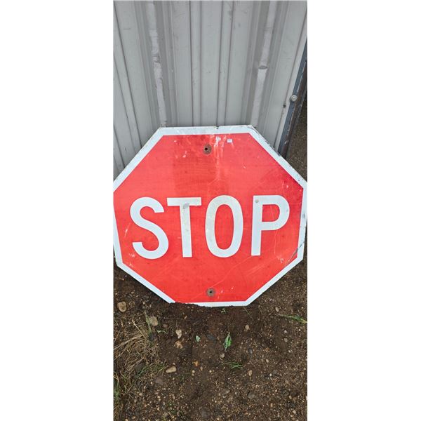 Stop highway sign 29-13/16"