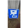 Image 1 : Waste disposal dump highway sign 23-11/16"x23-11/16"