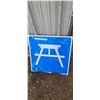 Image 1 : Picnic Area highway sign 23-1/2"x23-1/2"