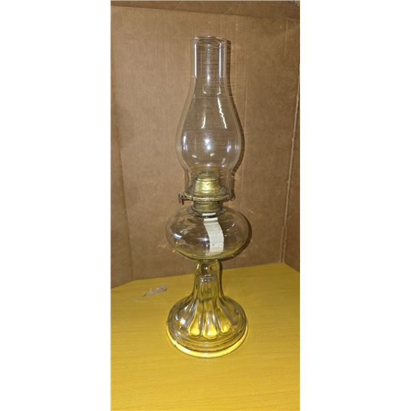 #2 glass coal oil lamp