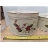 Image 2 : 2 wooden round decore boxes