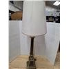 Image 1 : Metal lamp with shade- 36"H
