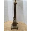 Image 2 : Metal lamp with shade- 36"H