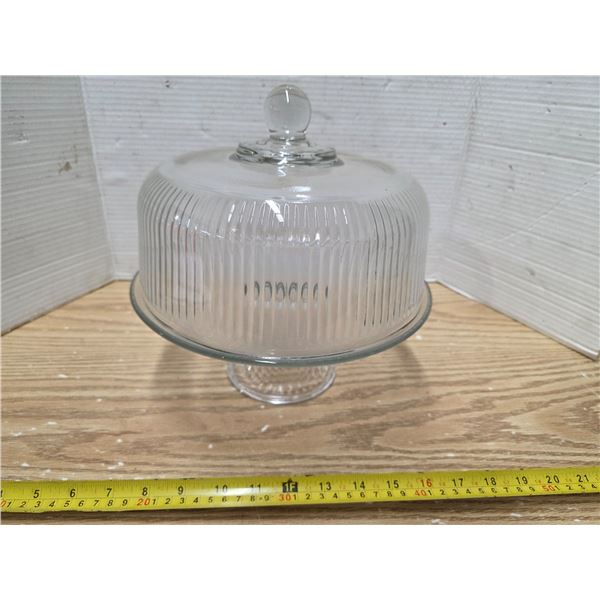 cake tray and lid