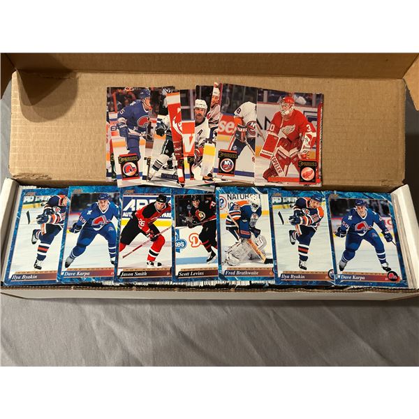 Box of Assorted Hockey Cards