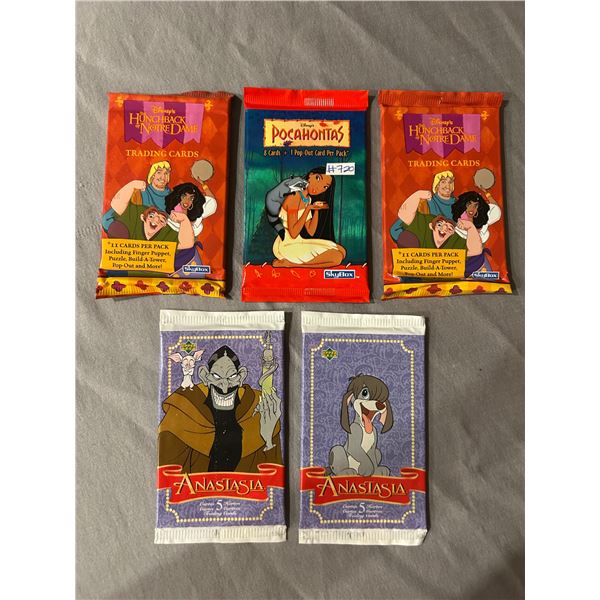 Comic Cards - 5 Unopened Packs