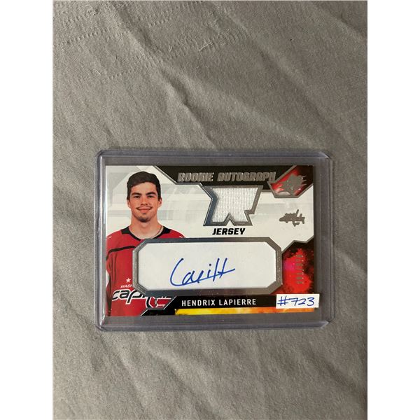 Hendrix Lapierre - Autographed Rookie Jersey Card