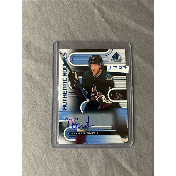 Nathan Smith - Autographed Rookie Card