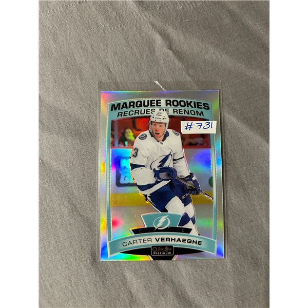 Carter Verhaege - Rookie Card