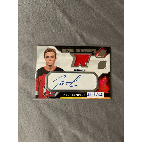 Tyce Thompson - Autographed Rookie Jersey Card