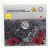 Image 1 : 2017 $3 fine silver coin 100th anniversary of the battle of vimy ridge