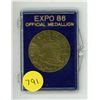Image 1 : Expo 86 official medallion