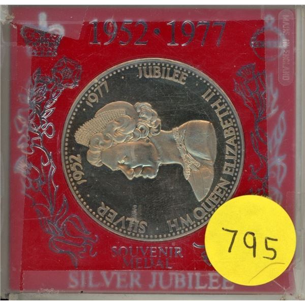 1952-1977 silver jubilee-souvenir medal