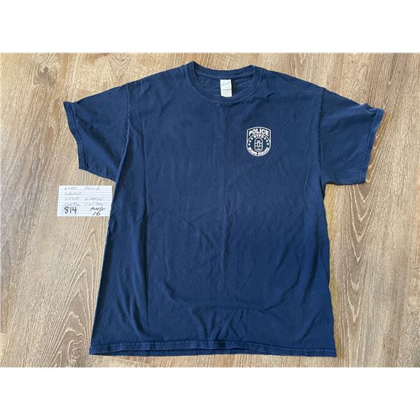 NYPD Bomb Squad - size large - 100% cotton