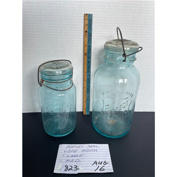 Perfect Seal wide mouth - 1 large - 1 medium