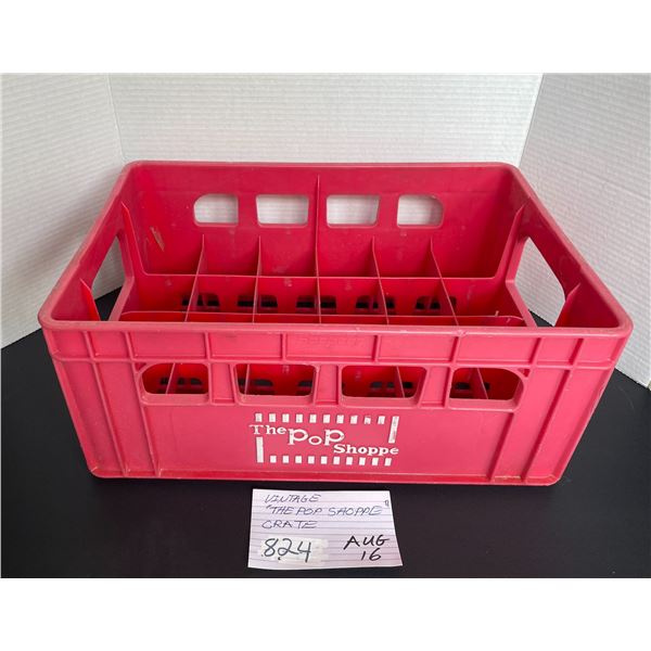 Vintage “The Pop Shoppe” crate
