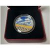 Image 2 : 2017 $10 fine silver coin- celebrating Canada's 150th canola field (99.99% pure)