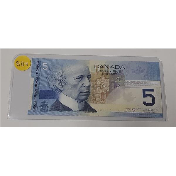2002 bank of Canada $5 bill-ANW3934560