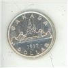 Image 1 : 1937 Canadian silver one dollar