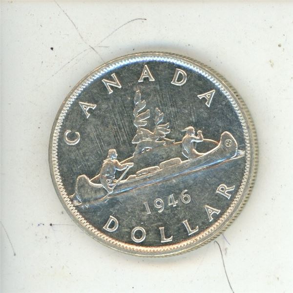 1946 Canadian silver dollar