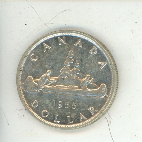 1955-arnprior Canadian silver dollar