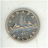 Image 1 : 1957-one water line Canadian silver dollar
