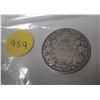 Image 1 : 1911 Canadian silver 50 cents coin