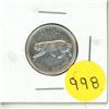 Image 1 : 1967 Canada silver 25 cents coin