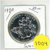 Image 1 : 1990 Canadian silver dollar-henry kelsey tricentennial silver dollar