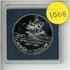 Image 1 : 1987 canadian proof silver dollar coin-400th anniversary of john davis's exploration of the northern