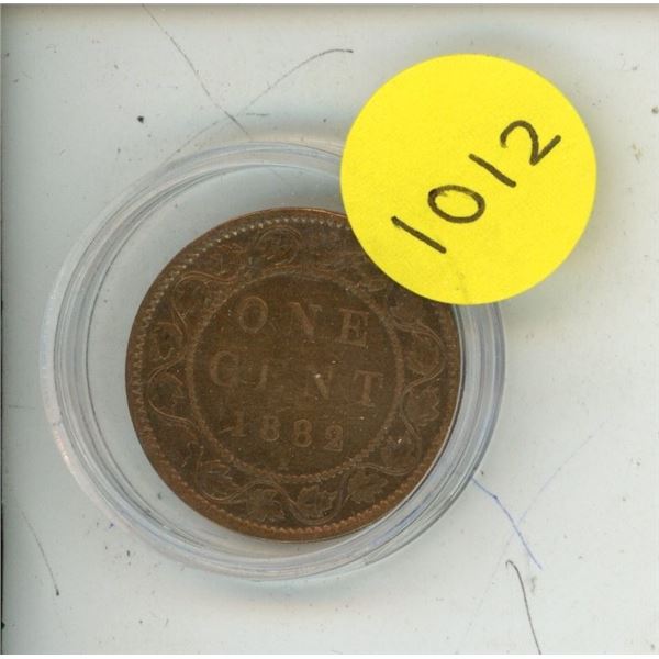 1882 canada large one cent