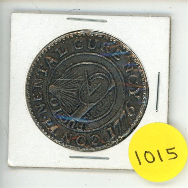 1776 continental currency dollar-fugio dollar-franklin dollar