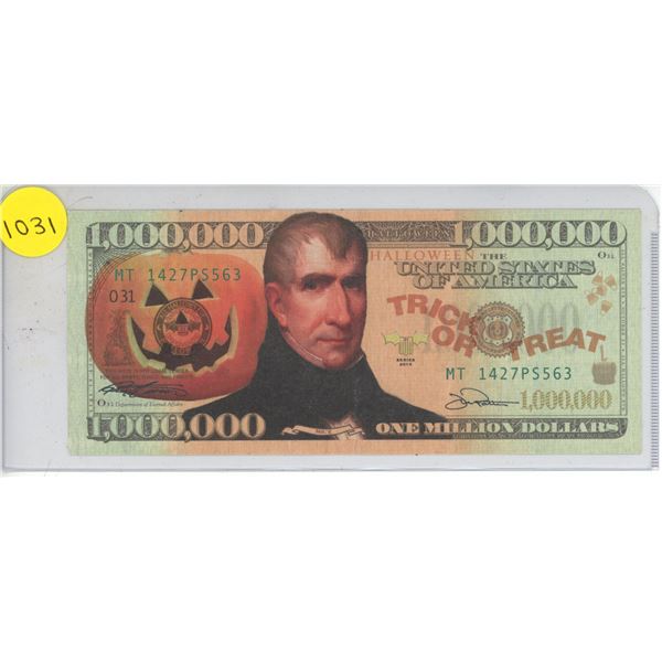 Series 2013 US one million dollars(not legal tender)
