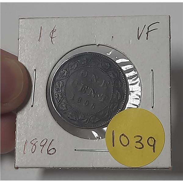 1896 canada large one cent