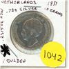 Image 1 : 1931 netherlands 1 gulden silver coin (10 grams 720 silver)