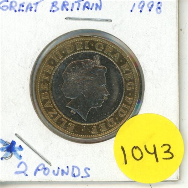 1998 great britain 2 pounds