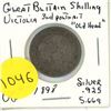 Image 1 : Great britain victoria "old head" shilling from 1898-silver .925 and 5.66 grams