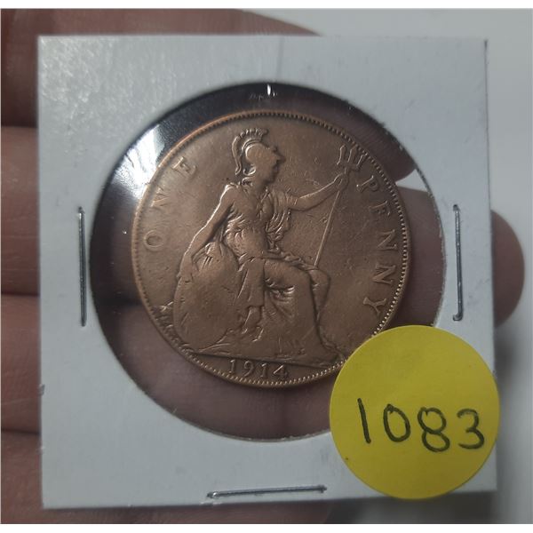 1914 british one penny