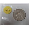 Image 1 : 1960 canadian silver 50 cents