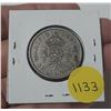 Image 1 : 1949 british two shilling coin